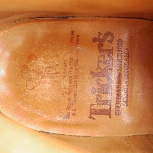 極上★トリッカーズ SIZE 7【定価￥132,000-★ダイナイトソール仕様/STOW】ストウ/5634/カントリーブーツ/カーフ/濃茶/Tricker's★l587