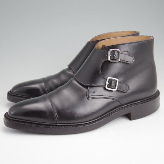 極上★クロケット&ジョーンズ 6.5E【同系モデル定価￥122,100-★CAMBERLEY 2/ダイナイトソール】348ラスト/黒/Crockett&Jones★l588