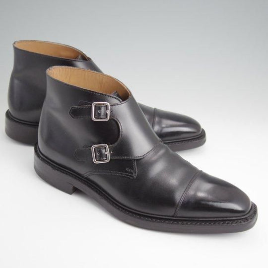 極上★クロケット&ジョーンズ 6.5E【同系モデル定価￥122,100-★CAMBERLEY 2/ダイナイトソール】348ラスト/黒/Crockett&Jones★l588