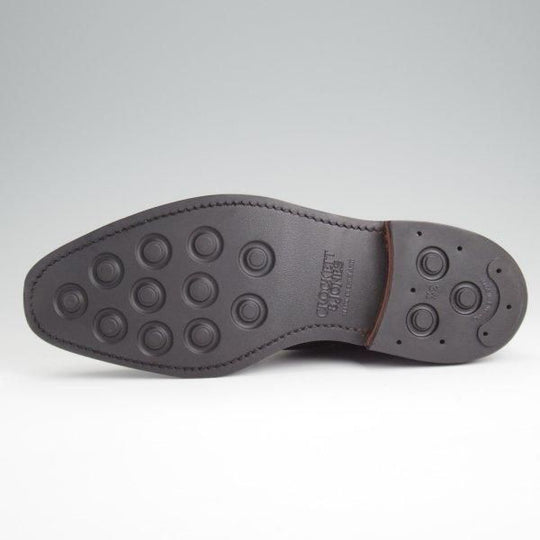 極上★クロケット&ジョーンズ 6.5E【同系モデル定価￥122,100-★CAMBERLEY 2/ダイナイトソール】348ラスト/黒/Crockett&Jones★l588