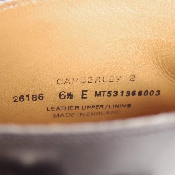 極上★クロケット&ジョーンズ 6.5E【同系モデル定価￥122,100-★CAMBERLEY 2/ダイナイトソール】348ラスト/黒/Crockett&Jones★l588