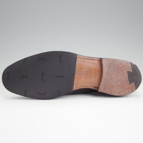 美品★チャーチ 70G/UK7【定価￥176,000-★ディプロマット/DIPLOMAT】173ラスト/セミブローグ/カーフ/黒/メンズ/Church's★l592