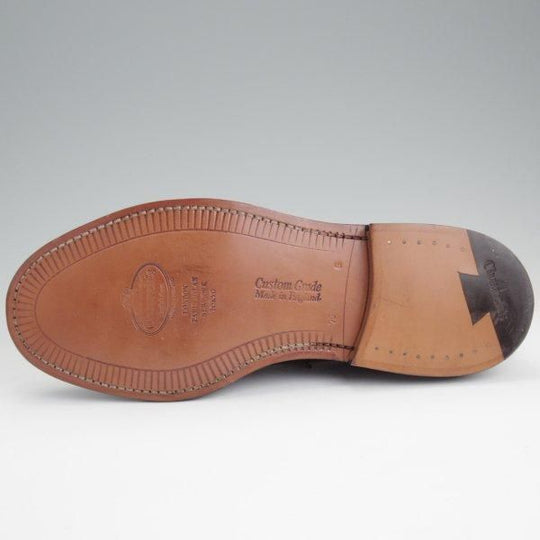 未使用★チャーチ 70G/UK7【定価￥181,500-★シャノン/SHANNON】103ラスト/プレーントゥ/黒/メンズ/Church's★l593