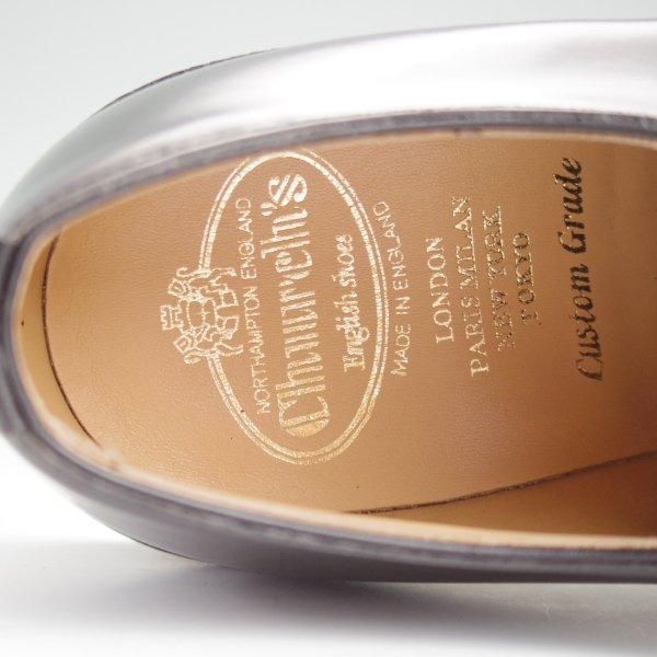 未使用★チャーチ 70G/UK7【定価￥181,500-★シャノン/SHANNON】103ラスト/プレーントゥ/黒/メンズ/Church's★l593