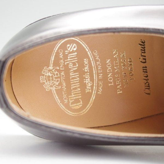 未使用★チャーチ 70G/UK7【定価￥181,500-★シャノン/SHANNON】103ラスト/プレーントゥ/黒/メンズ/Church's★l593