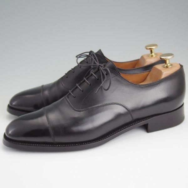 極上★J.M.ウエストン 8C【現行定価￥165,000-★300/ストレートチップ/旧ロゴ】11ラスト/黒/ヴィンテージ/Weston/ウェストン★l594