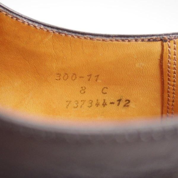 極上★J.M.ウエストン 8C【現行定価￥165,000-★300/ストレートチップ/旧ロゴ】11ラスト/黒/ヴィンテージ/Weston/ウェストン★l594