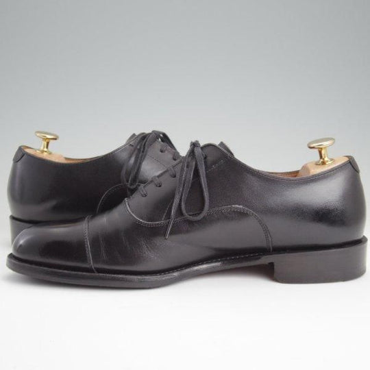 極上★シェットランドフォックス SIZE 6.5【定価￥46,200-★ドレイトン/100F】ストレートチップ/カーフ/黒/メンズ/SHETLAND FOX★l595