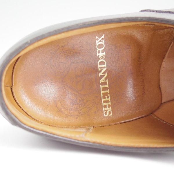 極上★シェットランドフォックス SIZE 6.5【定価￥46,200-★ドレイトン/100F】ストレートチップ/カーフ/黒/メンズ/SHETLAND FOX★l595