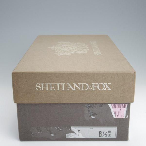 極上★シェットランドフォックス SIZE 6.5【定価￥46,200-★ドレイトン/100F】ストレートチップ/カーフ/黒/メンズ/SHETLAND FOX★l595