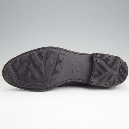 極美品★三陽山長 SIZE 8.5【定価￥88,000-★兼三郎/R2021/リッジウェイソール】Uチップ/黒/シボ革/KENZABURO/Sanyo Yamacho★l596