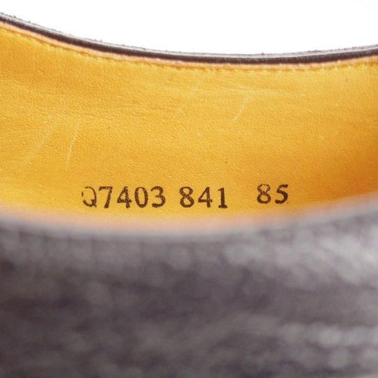 極美品★三陽山長 SIZE 8.5【定価￥88,000-★兼三郎/R2021/リッジウェイソール】Uチップ/黒/シボ革/KENZABURO/Sanyo Yamacho★l596