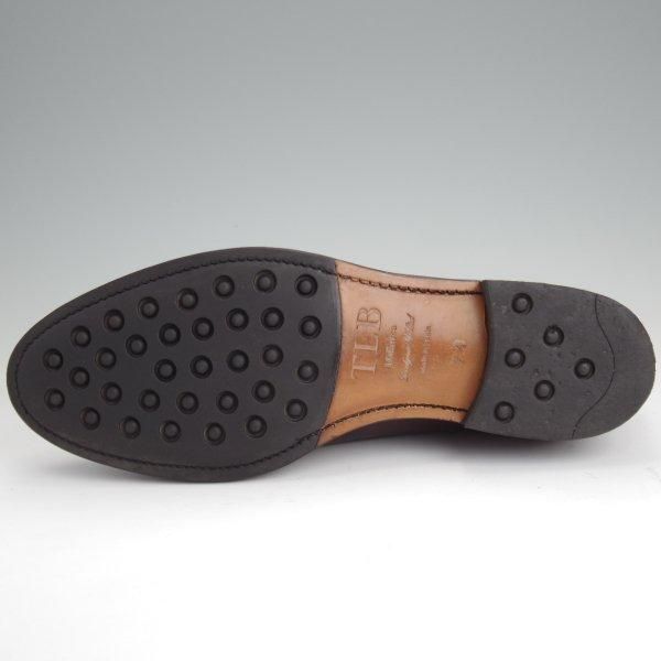 極美品★TLB Mallorca/ティーエルビー SIZE 7.5【定価￥66,000-★ミュージアムカーフ仕様/LANCASTER】タッセルローファー/赤茶★l597