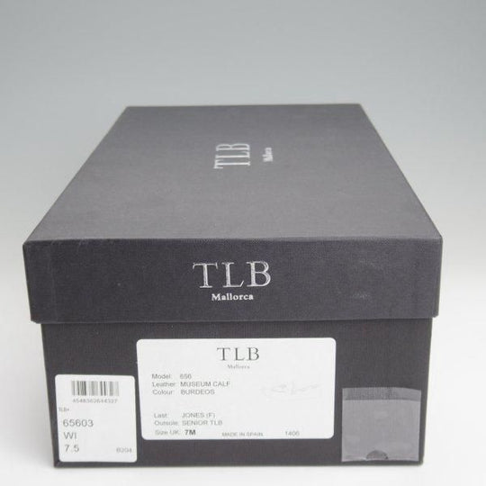 極美品★TLB Mallorca/ティーエルビー SIZE 7.5【定価￥66,000-★ミュージアムカーフ仕様/LANCASTER】タッセルローファー/赤茶★l597
