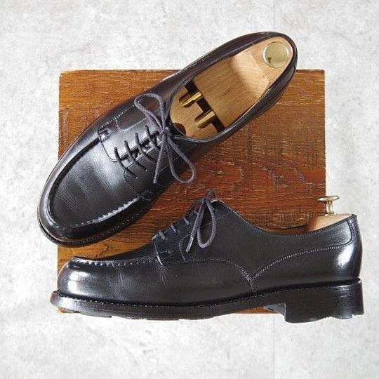 極上★J.M.ウエストン 8D【現行定価￥168,300-★ロシアンカーフ仕様/ゴルフ/GOLF】641/31ラスト/Uチップ/黒/Weston/ウェストン★l598