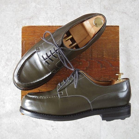 極上★J.M.ウエストン 7.5E【定価￥168,300-★ゴルフ/GOLF/ハンターグリーン】641/31ラスト/Uチップ/カーフ/Weston/ウェストン★l599