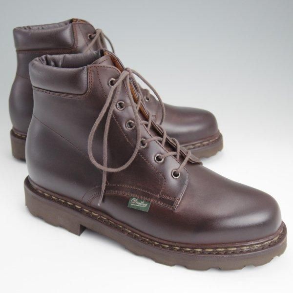未使用★パラブーツ SIZE 5【定価￥96,800-★リゾルト林氏愛用素材/オイルドヌバック/BERGERAC】グリンゴ/濃茶/メンズ/Paraboot★l601