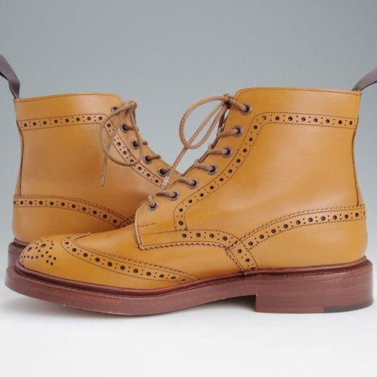 未使用★トリッカーズ SIZE 8【定価￥132,000-★STOW/エイコンアンティーク】5634/ストウ/カントリーブーツ/薄茶/メンズ/Tricker's★l602