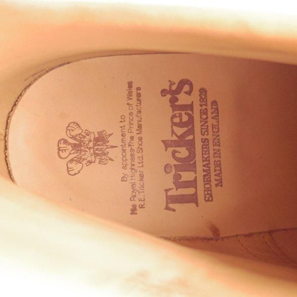 未使用★トリッカーズ SIZE 8【定価￥132,000-★STOW/エイコンアンティーク】5634/ストウ/カントリーブーツ/薄茶/メンズ/Tricker's★l602
