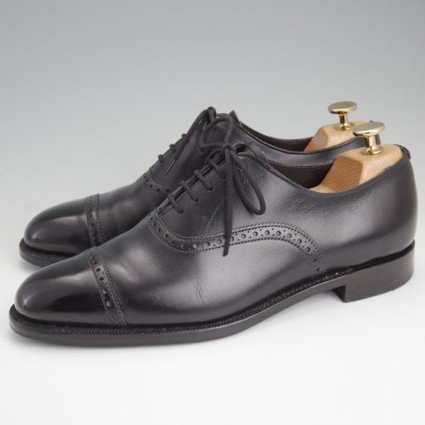 【美品/英国製】CHEANEY × EDIFICE クォーターブローグ UK6 チーニー 7.5E【クォーターブローグ/ROGER/黒】 | 高級中古革靴の買取