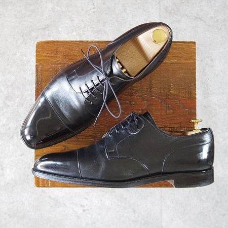 ★(英)チーニー 7F【貴重★(英)ポールスミス別注/3888ラスト】ストレートチップ/カーフ/黒/メンズ/Paul smith/CHEANEY★l606