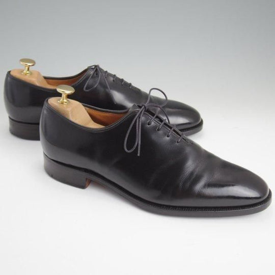 ★チャーチ 75F/UK7.5【旧チャーチ★ブックバインダーカーフ/NEW YORKER/73ラスト】ホールカット/3都市ロゴ/黒/メンズ/Church's★l608