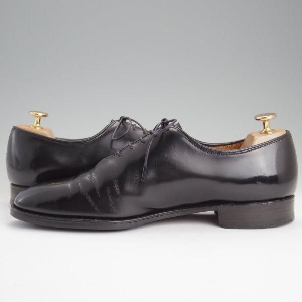 ★チャーチ 75F/UK7.5【旧チャーチ★ブックバインダーカーフ/NEW YORKER/73ラスト】ホールカット/3都市ロゴ/黒/メンズ/Church's★l608