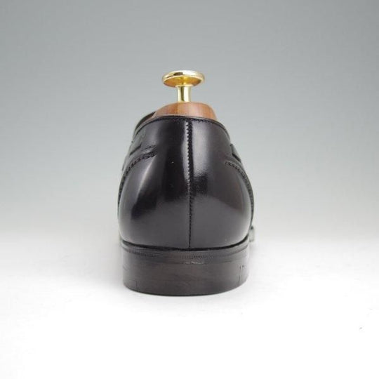 極上★クロケット&ジョーンズ 8F【貴重★(英)ニュー&リングウッド別注/New&Lingwood】タッセルローファー/黒/Crockett&Jones★l609
