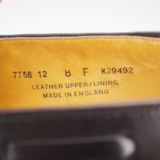 極上★クロケット&ジョーンズ 8F【貴重★(英)ニュー&リングウッド別注/New&Lingwood】タッセルローファー/黒/Crockett&Jones★l609