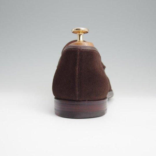 美品★クロケット&ジョーンズ 8.5E【同系モデル定価9万円以上★RICHMOND/314ラスト】コインローファー/濃茶/Crockett&Jones★l615