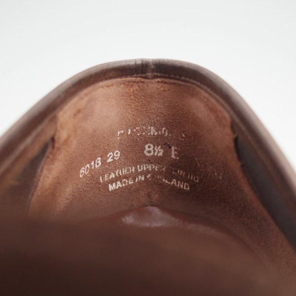 美品★クロケット&ジョーンズ 8.5E【同系モデル定価9万円以上★RICHMOND/314ラスト】コインローファー/濃茶/Crockett&Jones★l615