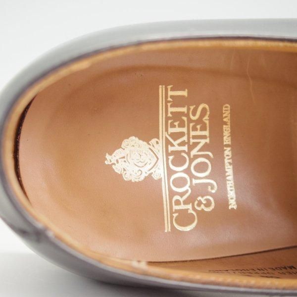 極美品★クロケット&ジョーンズ 8.5E【★ストレートチップ/TEMPLE】カーフ/黒/メンズ/Crockett&Jones★l616