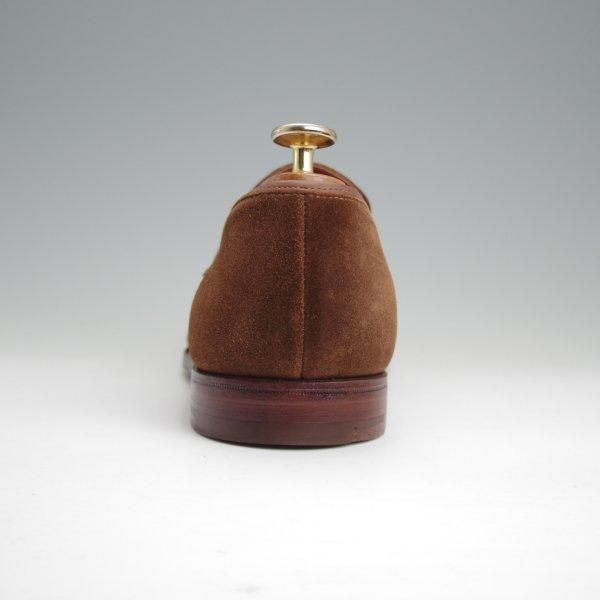 極美品★クロケット&ジョーンズ 6.5E【定価￥74,800-★RICHMOND/リッチモンド】314ラスト/コインローファー/茶/Crockett&Jones★l617