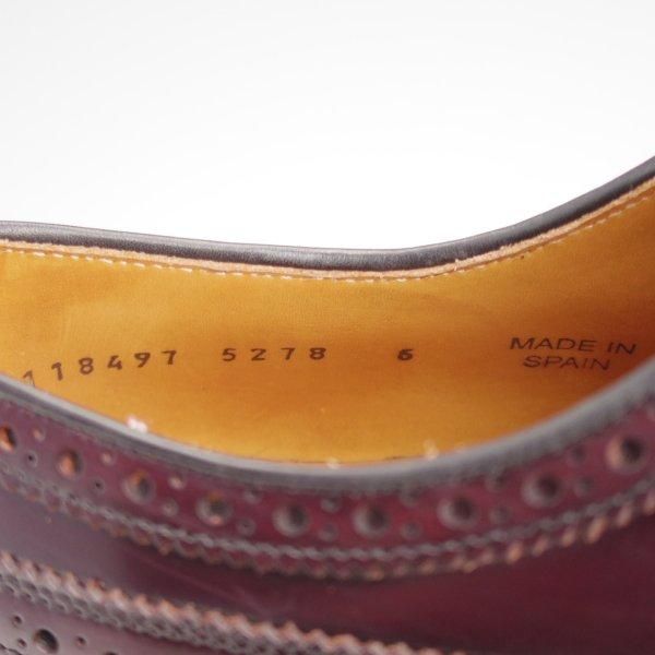 美品★(スペイン製)Berwick/バーウィック SIZE 6【合計定価￥40,700-★純正シューツリー付き/ロングウイング】ROISレザー/赤茶★l624