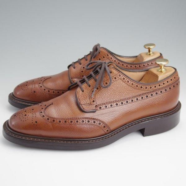 極上★チャーチ 75F/UK7.5【定価￥198,000-★ダイナイトソール仕様/GRAFTON R】グラフトン/173ラスト/フルブローグ/茶/Church's★l625