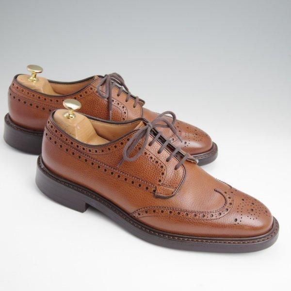 極上★チャーチ 75F/UK7.5【定価￥198,000-★ダイナイトソール仕様/GRAFTON R】グラフトン/173ラスト/フルブローグ/茶/Church's★l625