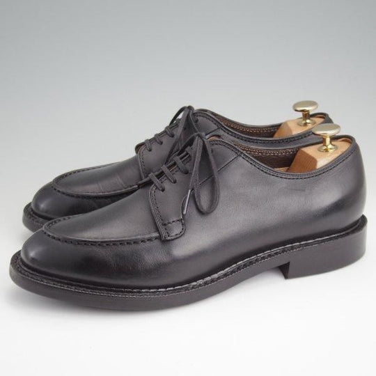 極美品★(浅草)The Ruttshoes &Co./ラッドシューズ 7.5D【貴重★雨の日特化型のRIDLEY/ウォータープルーフ】WOOD JUMAR/Vチップ/黒★l626