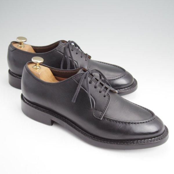 極美品★(浅草)The Ruttshoes &Co./ラッドシューズ 7.5D【貴重★雨の日特化型のRIDLEY/ウォータープルーフ】WOOD JUMAR/Vチップ/黒★l626