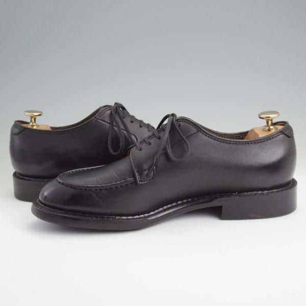 極美品★(浅草)The Ruttshoes &Co./ラッドシューズ 7.5D【貴重★雨の日特化型のRIDLEY/ウォータープルーフ】WOOD JUMAR/Vチップ/黒★l626
