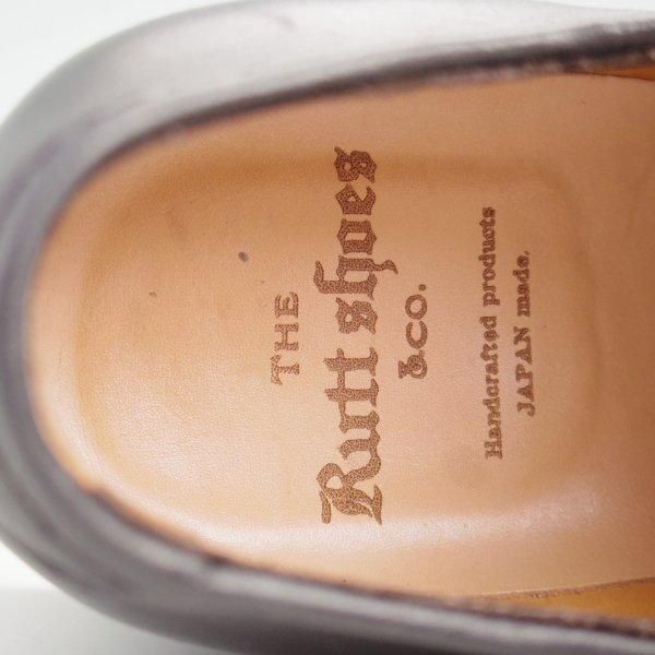 極美品★(浅草)The Ruttshoes &Co./ラッドシューズ 7.5D【貴重★雨の日特化型のRIDLEY/ウォータープルーフ】WOOD JUMAR/Vチップ/黒★l626