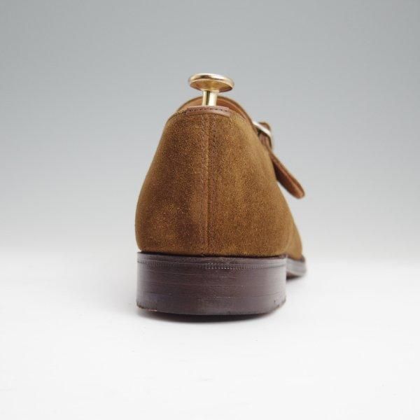 極美品★チャーチ 80F/UK8【貴重★73ラスト/4都市ロゴ過渡期/BECKET】(伊)ILIPRANDI別注/モンクストラップ/スエード/茶/Church's★l628