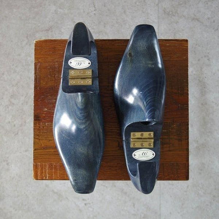 美品★(英)アンソニー・クレバリー SIZE 8【貴重★純正シューツリー/ヒンジ式】木製シューキーパー/メンズ/ANTHONY CLEVERLEY★l638