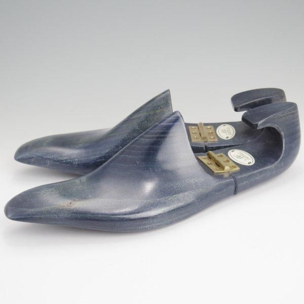 美品★(英)アンソニー・クレバリー SIZE 8【貴重★純正シューツリー/ヒンジ式】木製シューキーパー/メンズ/ANTHONY CLEVERLEY★l638