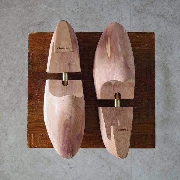 極上★チャーチ SIZE 7【定価￥26,400-★純正シューツリー/WESSEX】木製シューキーパー/メンズ/Church's★l642