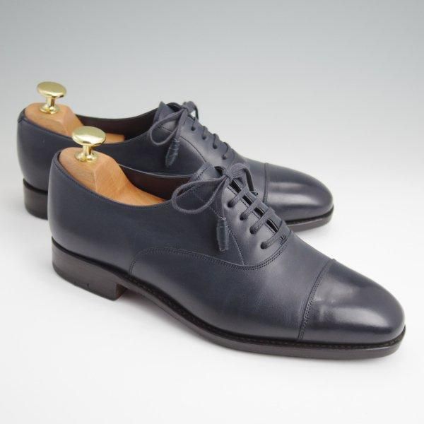 極上★(スペイン製)CARMINA/カルミナ(レディース) SIZE 4【合計定価￥79,970-★純正シューツリー付き/ストレートチップ】1922/紺★l653