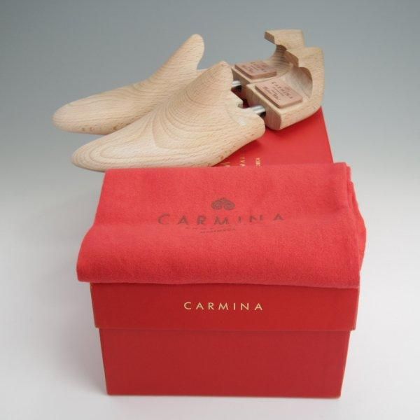 カルミナ SIZE 4【純正シューツリー付き/ストレートチップ/紺】 | 高級