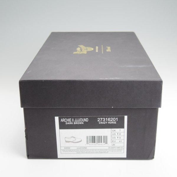 ほぼ試着程度★(英国製)Dr.Martens/ドクターマーチン SIZE 7【貴重★JJJJOUND(ジョウンド)別注/CRAZY HORSE】プレーントゥ/濃茶★l655
