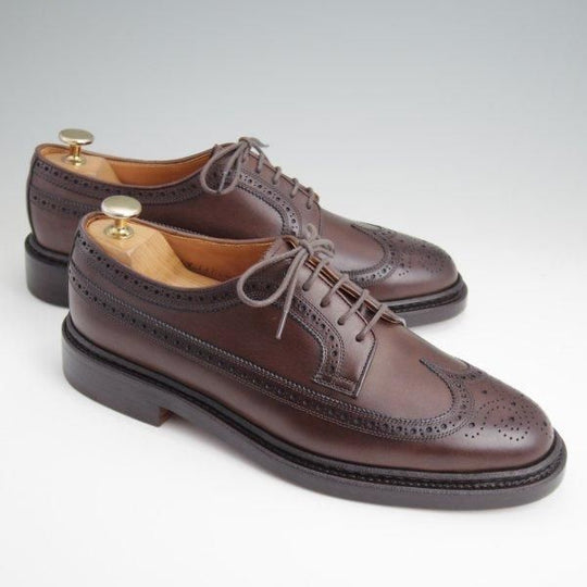 未使用★FUGASHIN/フウガシン SIZE 7【定価￥42,900-★ロングウイング/EARLY-TIMES】カーフ/濃茶/メンズ/FUGASHIN★l656