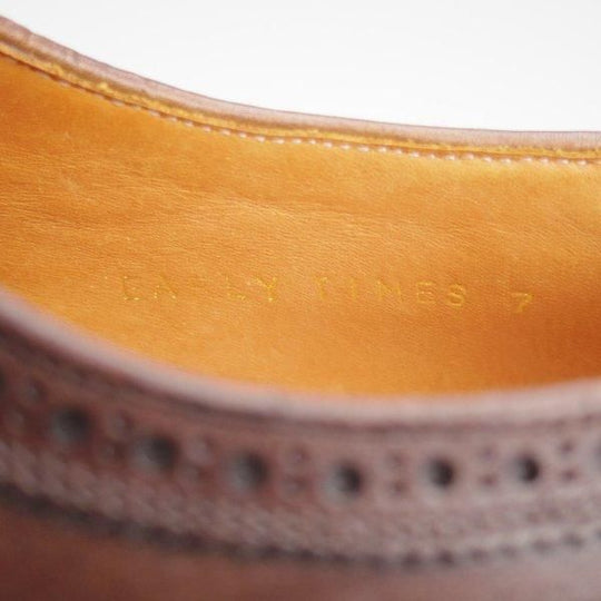 未使用★FUGASHIN/フウガシン SIZE 7【定価￥42,900-★ロングウイング/EARLY-TIMES】カーフ/濃茶/メンズ/FUGASHIN★l656