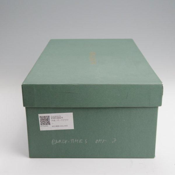 未使用★FUGASHIN/フウガシン SIZE 7【定価￥42,900-★ロングウイング/EARLY-TIMES】カーフ/濃茶/メンズ/FUGASHIN★l656